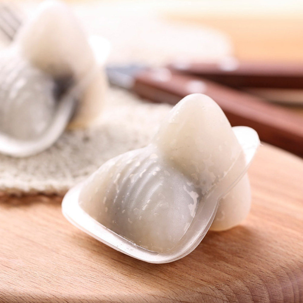 Kitchen Gadgets Dumpling Maker - 12 Sets Reisbällchen-Formen aus Kunststoff, dreieckige
