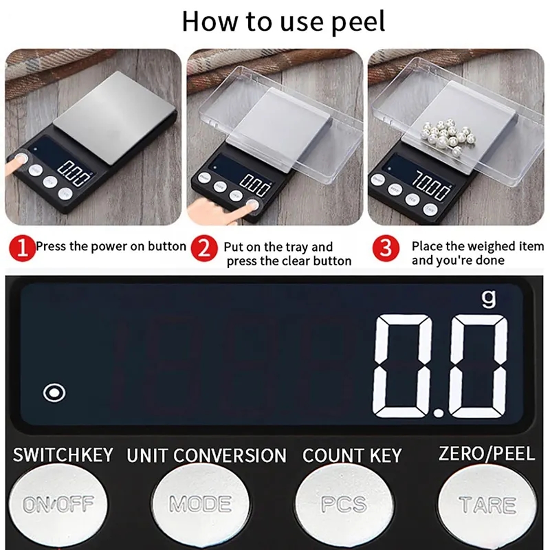 0,01g/0,1g Präzisions-Miniwaag – Kitchen Gadgets Gold Bewertung und Preis